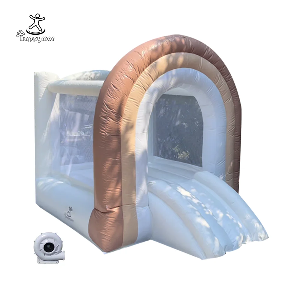 Commerial Grade 8ftx6ft Mini PVC Rainbow Bounce House Jumping Castle For Kids Party Events
Commerial Grade 8ftx6ft Mini PVC Rainbow Bounce House Jumping Castle For Kids Party Events