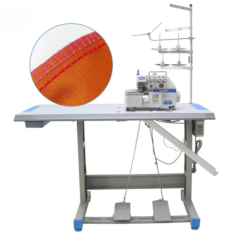 【HOT】New Popular Modern 747 Split Direct Drive 3/4/5 Thread Overlock Sewing Machine for Overedging