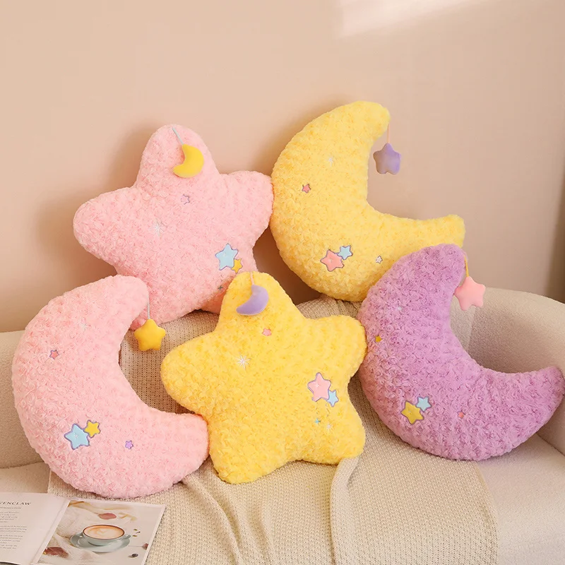45cm INS Cartoon Moon Star Plush Throw Pillow Toy Cute Stuffed Star Plushies Cushion Doll Anime Soft Kids Toys Girls Home Decor
45cm INS Cartoon Moon Star Plush Throw Pillow Toy Cute Stuffed Star Plushies Cushion Doll Anime Soft Kids Toys Girls Home Decor