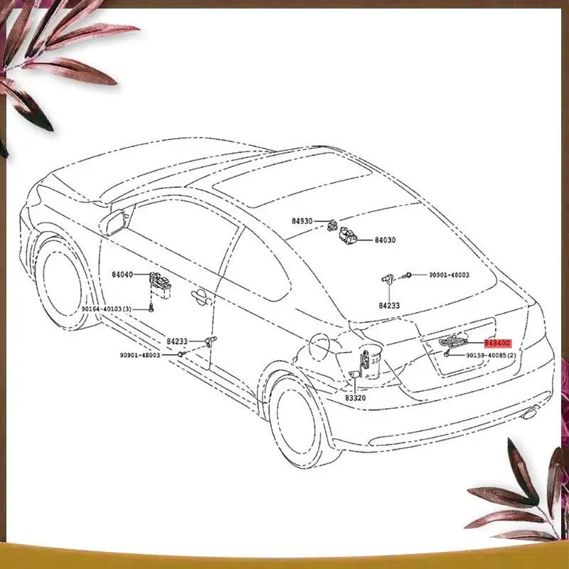 AB59-Car Trunk Liftgate Release Switch 84840-21010 For Lexus GS300 GS430 LS460 LS600H RX300 RX350 Rear Tailgate Opener Switch Pa
AB59-Car Trunk Liftgate Release Switch 84840-21010 For Lexus GS300 GS430 LS460 LS600H RX300 RX350 Rear Tailgate Opener Switch Pa
