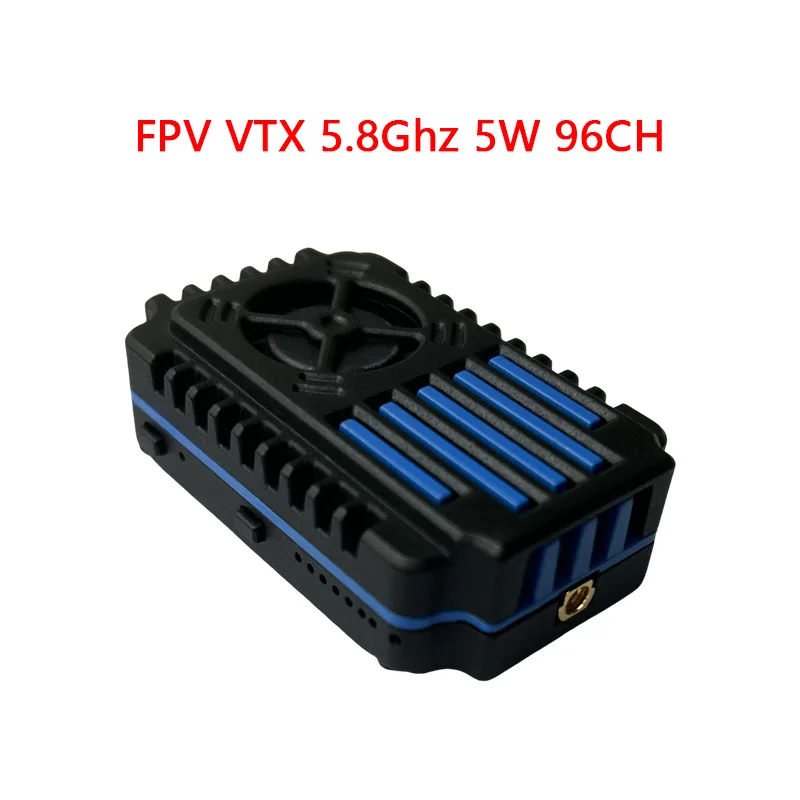 5.8Ghz FPV VTX 5W High-Power FPV Video Transmitter 96CH Long-Distance Wireless Video Module Wide Voltage for FPV Racing Drones
5.8Ghz FPV VTX 5W High-Power FPV Video Transmitter 96CH Long-Distance Wireless Video Module Wide Voltage for FPV Racing Drones