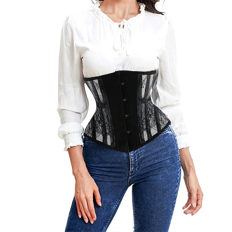 Sexy Lace Floral Steel Bone Bustiers And Corsets Top Waist Trainer Gothic Hourglass Belly Slimming Underbust Corset Plus Size
Sexy Lace Floral Steel Bone Bustiers And Corsets Top Waist Trainer Gothic Hourglass Belly Slimming Underbust Corset Plus Size