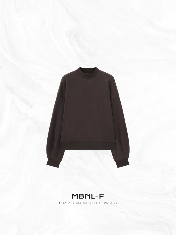 Классический свитшот MBNLF с круглым вырезом, повседневный, женский, свободного кроя, удобный, весенний, базовый, модный, без капюшона
Классический свитшот MBNLF с круглым вырезом, повседневный, женский, свободного кроя, удобный, весенний, базовый, модный, без капюшона