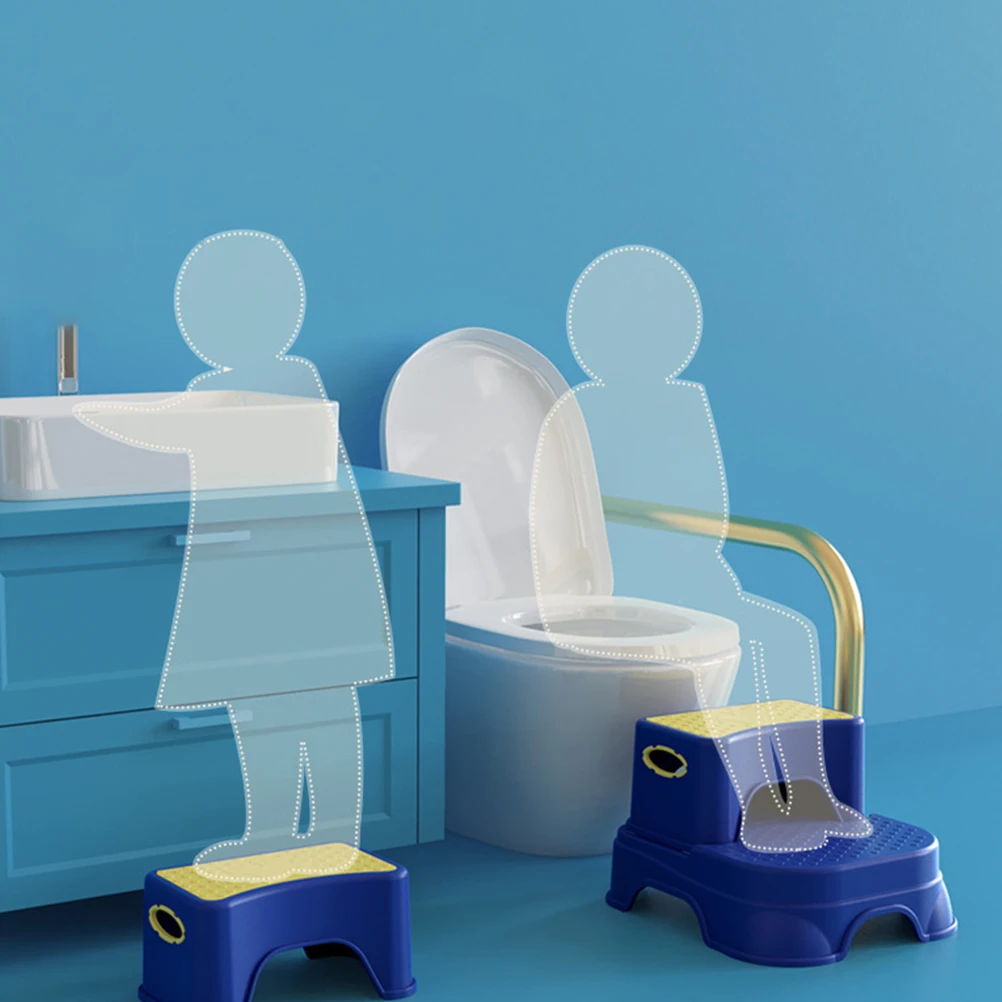 Step Stool Kids Footstool Dual layer Blue Non slip Safety Toddler Bathroom Kitchen Bedroom Training Toilet Sturdy PP TPE Stools
Step Stool Kids Footstool Dual layer Blue Non slip Safety Toddler Bathroom Kitchen Bedroom Training Toilet Sturdy PP TPE Stools