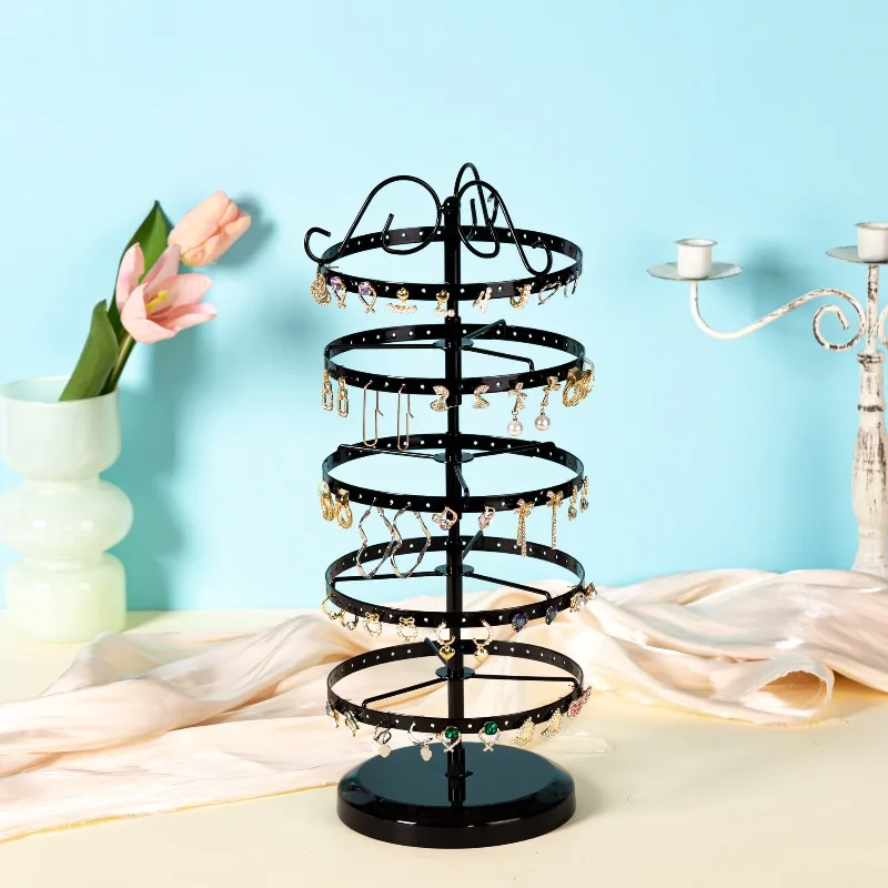 Multilayer Jewelry Display Stand Ear Trinket Displays Rack Earrings Jeweler Rotate Showcase Holder Eardrop Jewellery Show Shelf
Multilayer Jewelry Display Stand Ear Trinket Displays Rack Earrings Jeweler Rotate Showcase Holder Eardrop Jewellery Show Shelf