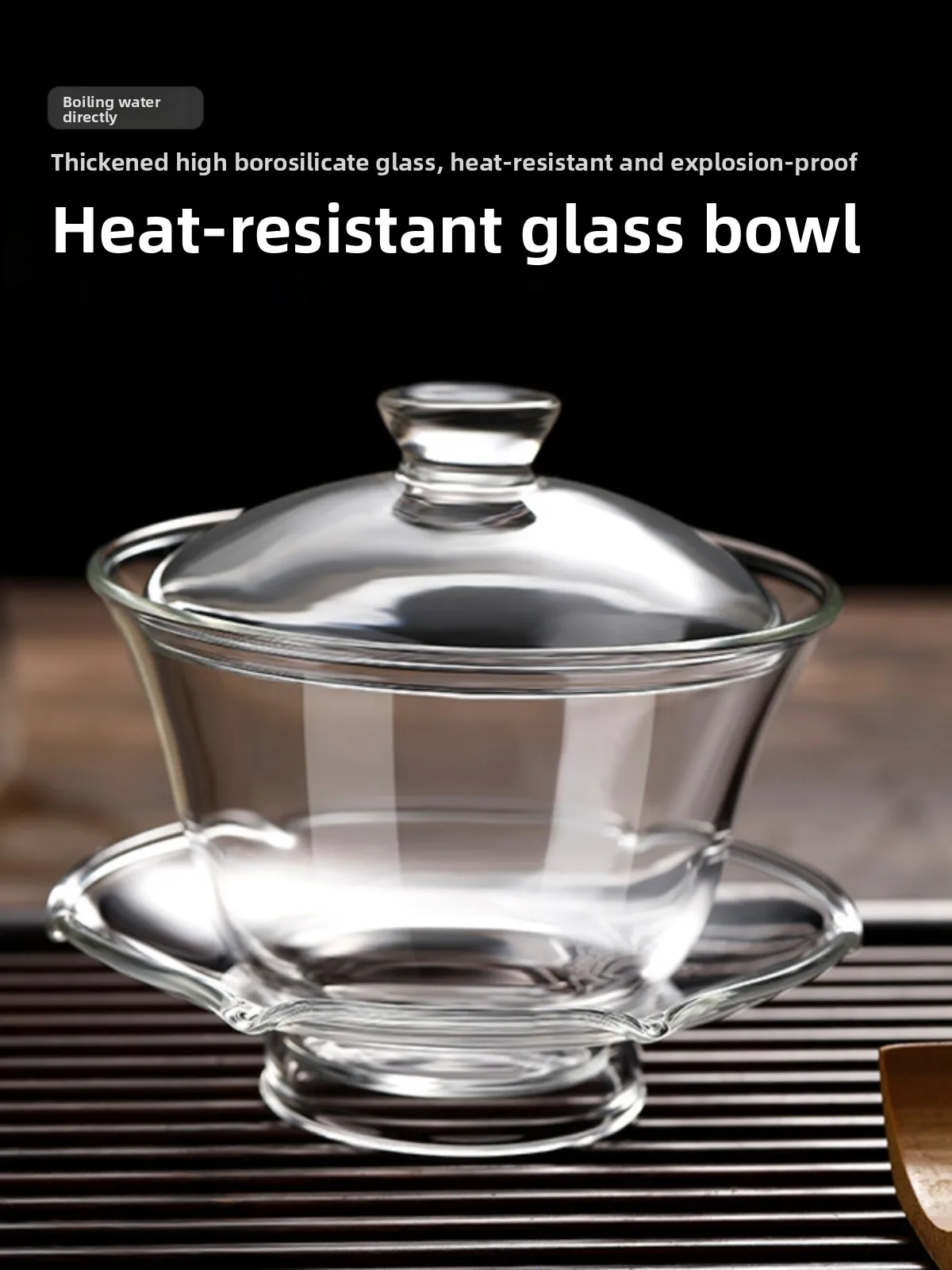 Thickened Handmade Glass Tea Cup with Lid Set Large Size Home Use Gongfu Brewing Transparent Glass Pot Set
Thickened Handmade Glass Tea Cup with Lid Set Large Size Home Use Gongfu Brewing Transparent Glass Pot Set