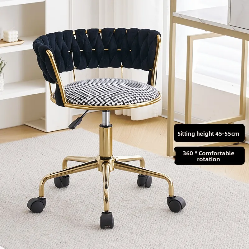 Bedroom Vanity Stool with Lifting Velvet Makeup Chair Modern Upholstered Accent Chair Versatile Swivel Backrest Seat for Home
Bedroom Vanity Stool with Lifting Velvet Makeup Chair Modern Upholstered Accent Chair Versatile Swivel Backrest Seat for Home