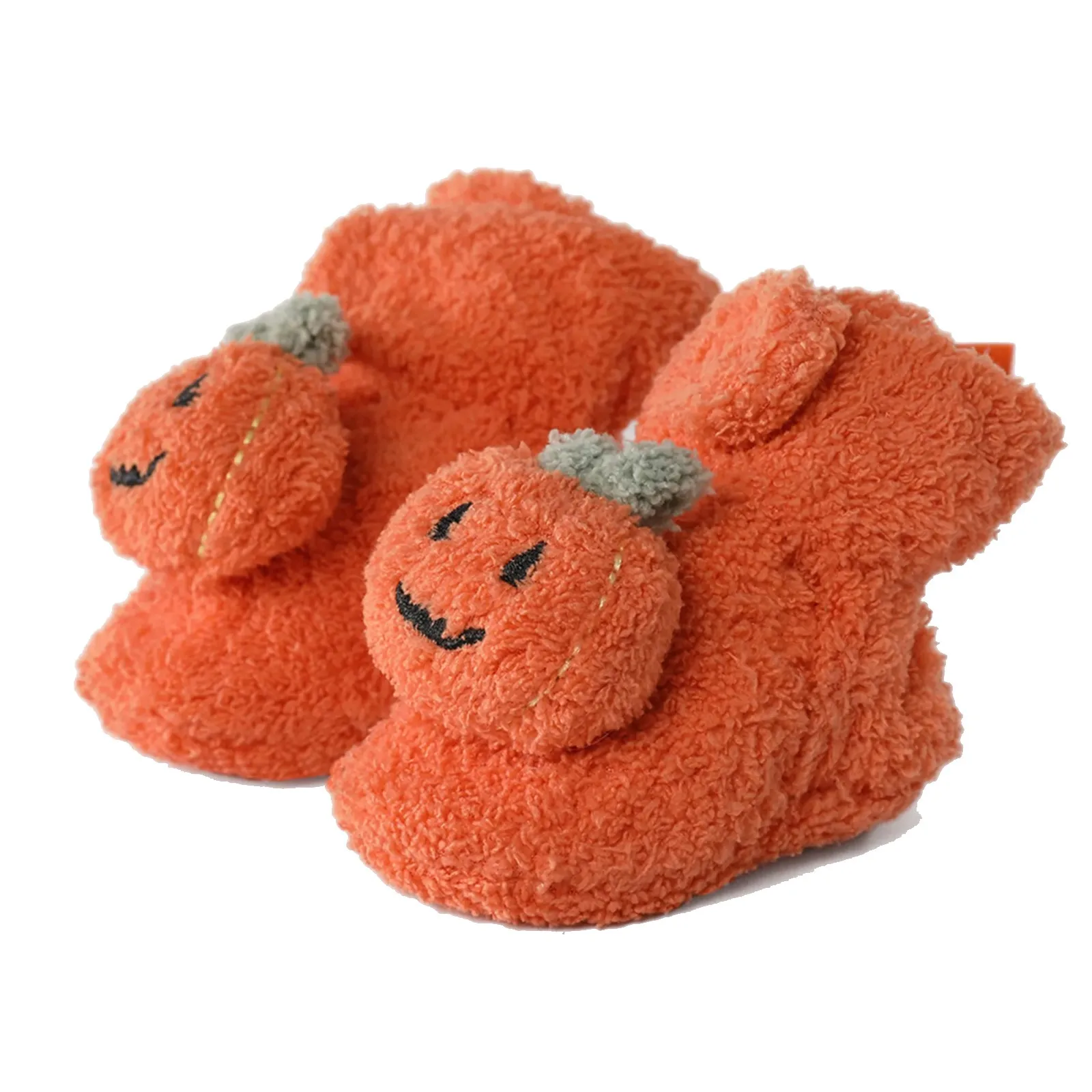 Infant Baby Halloween Pumpkin Embroidery Stuffed Home Thick Sole plaid Wool Cotton Slippers Cute Warm Non-slip Indoor Slippers
Infant Baby Halloween Pumpkin Embroidery Stuffed Home Thick Sole plaid Wool Cotton Slippers Cute Warm Non-slip Indoor Slippers