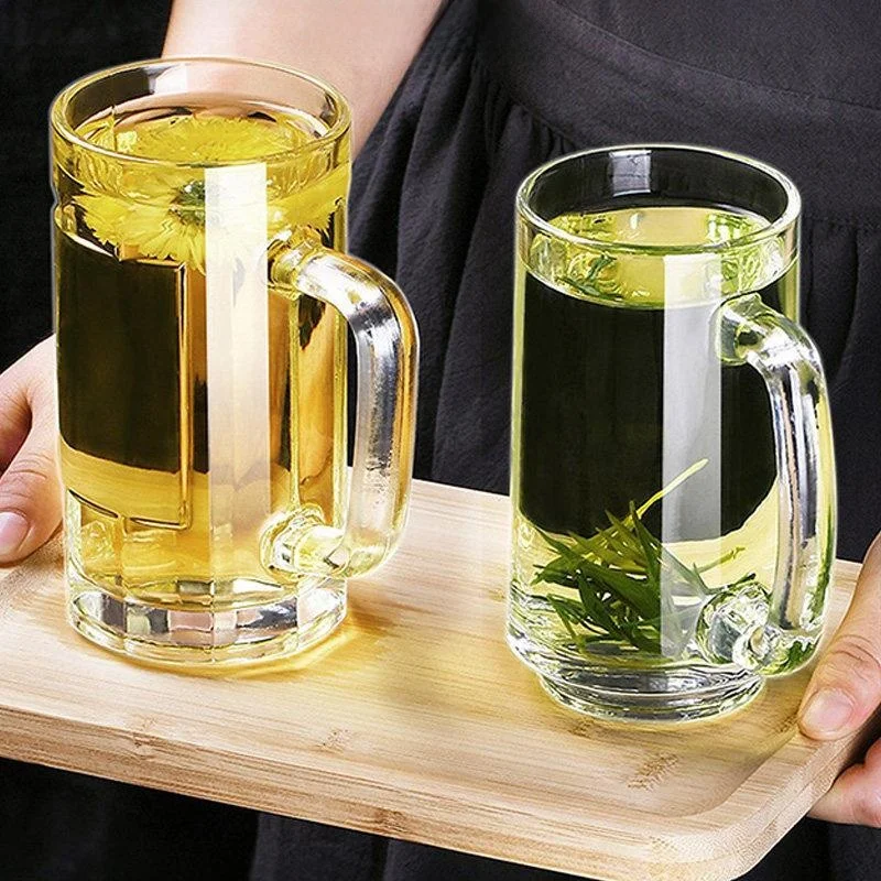 Heat Resistant Glass Cup with Handle for Home Use Large Capacity Tea Brewing Beer Milk Juice Drinking Cup Antibacterial round...
Heat Resistant Glass Cup with Handle for Home Use Large Capacity Tea Brewing Beer Milk Juice Drinking Cup Antibacterial round...