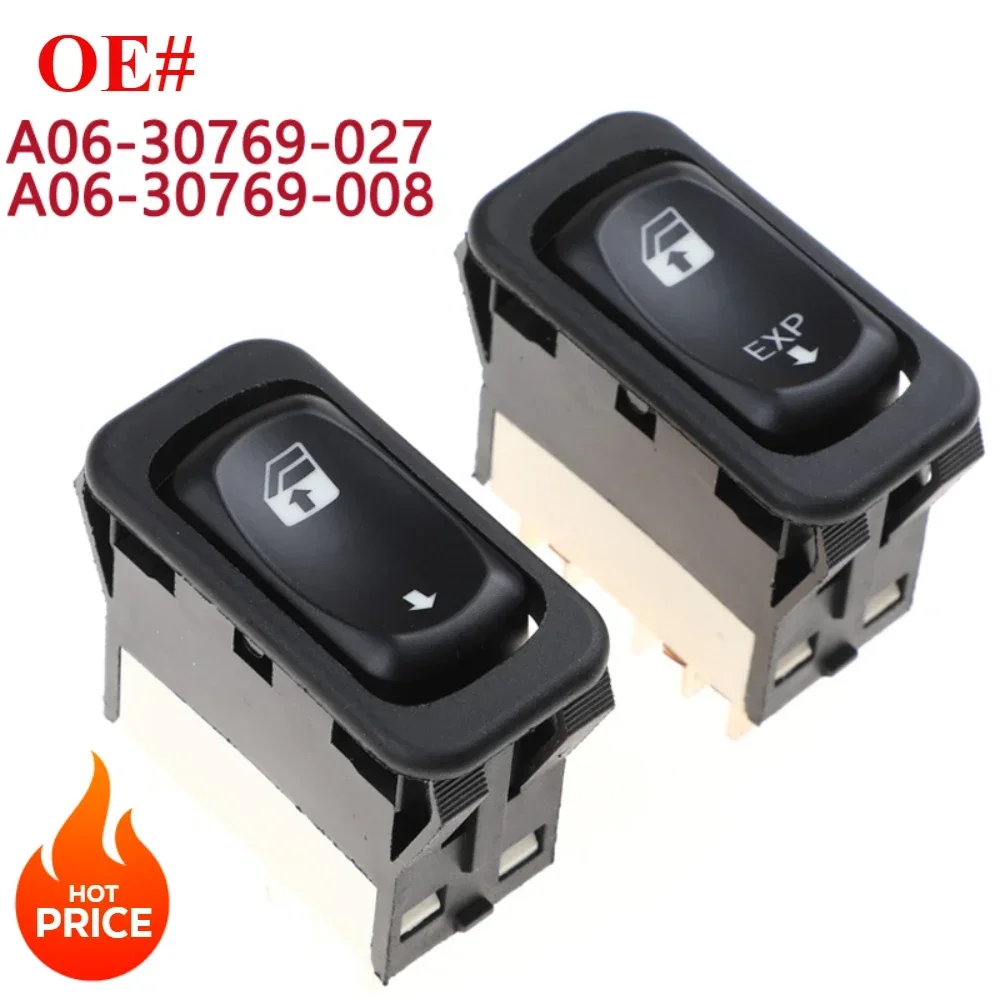 New A06-30769-027 A06-30769-008 Power Lifter Switch Electric Window Button for Freightliner Columbia 2001-2011 A0630769027
New A06-30769-027 A06-30769-008 Power Lifter Switch Electric Window Button for Freightliner Columbia 2001-2011 A0630769027