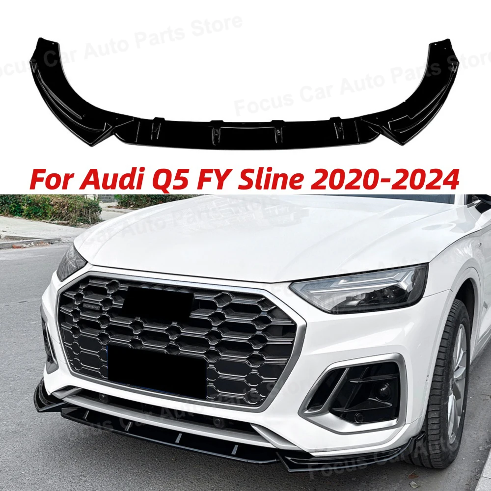 For Audi Q5 FY Sline 2020-2024 Car Front Bumper Lip Spoiler Front Lower Lip Splitter Guard Decoration Body Kit Auto Accessories
For Audi Q5 FY Sline 2020-2024 Car Front Bumper Lip Spoiler Front Lower Lip Splitter Guard Decoration Body Kit Auto Accessories