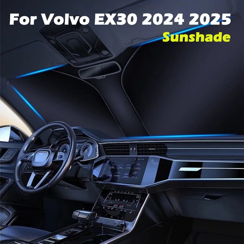 Sunshades Cover for Volvo EX30 2024 2025,Front Window Shade Protector Retractable Automotive Interior Accessories
Sunshades Cover for Volvo EX30 2024 2025,Front Window Shade Protector Retractable Automotive Interior Accessories