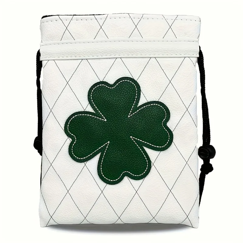 Fashionable clover drawstring bag, golf course drawstring bag - easy to carry, dustproof and durable, golf accessories
Fashionable clover drawstring bag, golf course drawstring bag - easy to carry, dustproof and durable, golf accessories