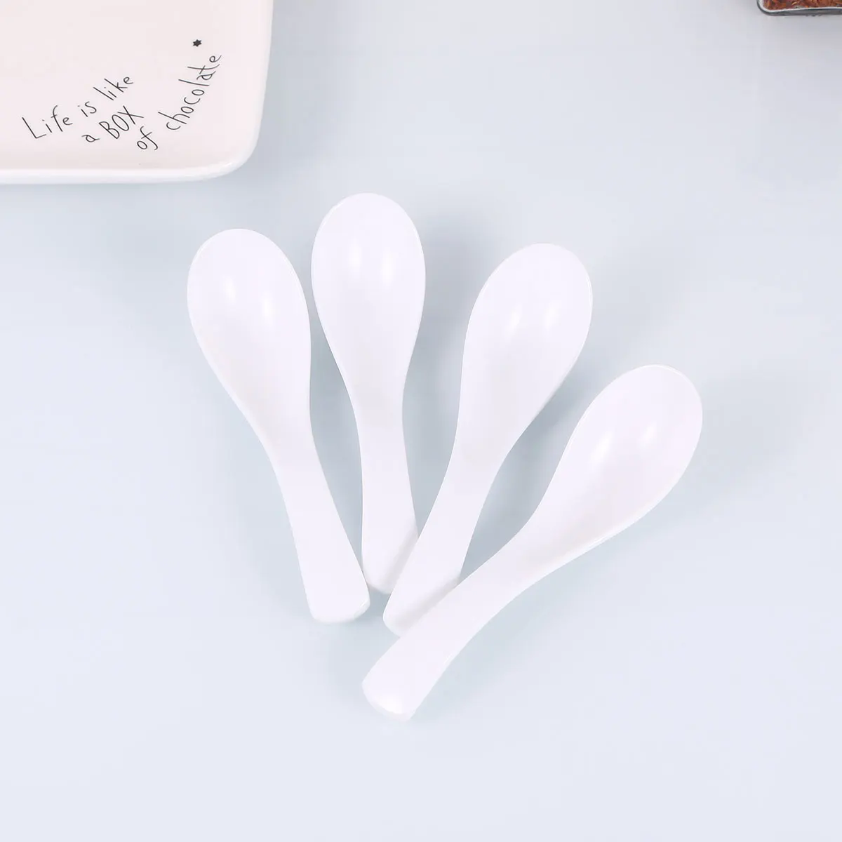 12 PCS Melamine Soup Spoon Ecofriendly Clean up Catering Hall Tableware Lightweight Restaurant
12 PCS Melamine Soup Spoon Ecofriendly Clean up Catering Hall Tableware Lightweight Restaurant