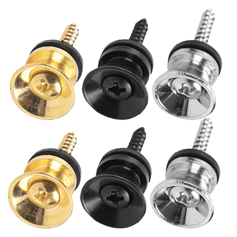 6 Pcs Guitar Metal Buttons Strap Locks and Bass Nail Electric Alloy Locking Adapter
6 Pcs Guitar Metal Buttons Strap Locks and Bass Nail Electric Alloy Locking Adapter
