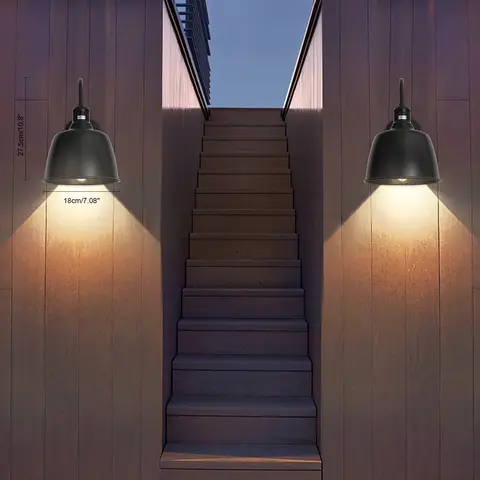 Set of 2 Wall Sconces Lighting Fixture Bedside Wall Mounted Reading Lamps with On-Off Switch for Industrial Bedroom Bathroom