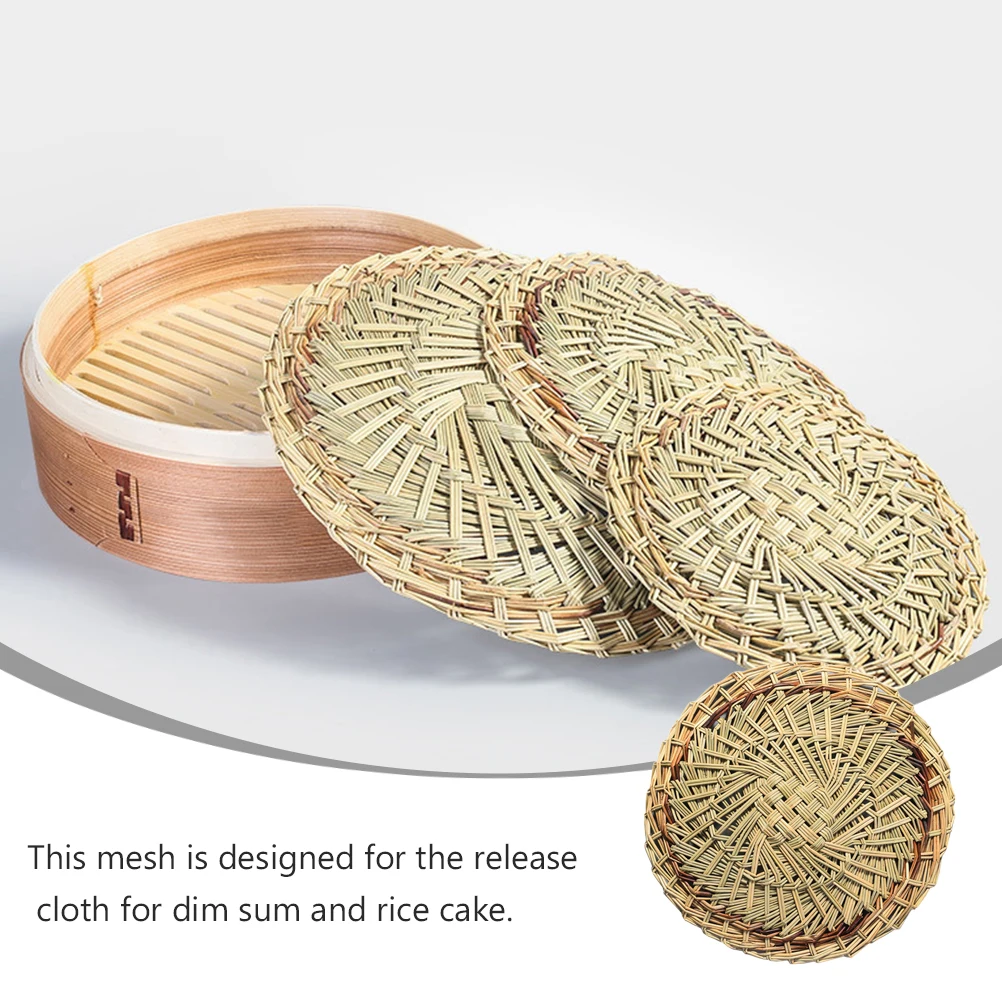 Steamer Mat Mats Straw Pads for Hand Woven Pats Silicone Round Weave Dessert Steamed Bun 
Steamer Mat Mats Straw Pads for Hand Woven Pats Silicone Round Weave Dessert Steamed Bun