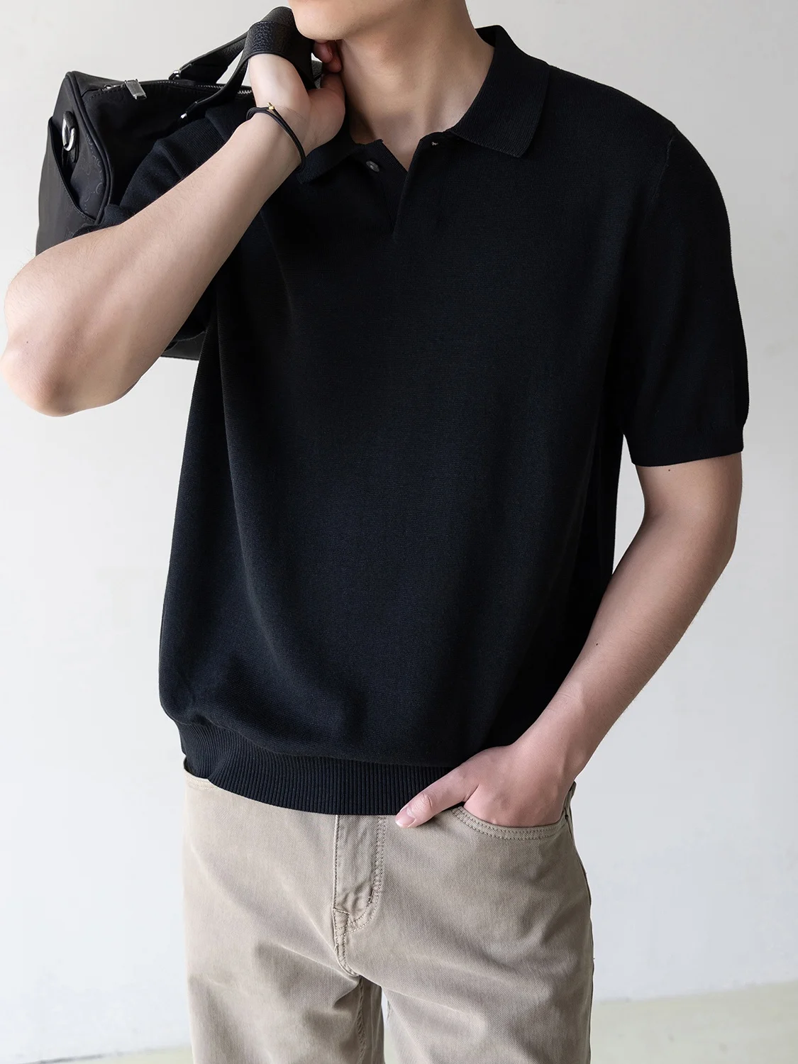 Linen Acetate Business Knitted V-Neck Breathable Skin-Friendly Shirt Men Summer Short Sleeve T-Shirt Standard Fit Pure C...
Linen Acetate Business Knitted V-Neck Breathable Skin-Friendly Shirt Men Summer Short Sleeve T-Shirt Standard Fit Pure C...