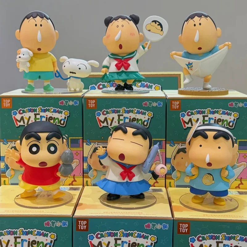 TOPTOY Crayon Shinchan My Dumb Friend Series Blind Box Collectible Figure Cute Quirky Desktop Ornament Gift For Anime Collectors
TOPTOY Crayon Shinchan My Dumb Friend Series Blind Box Collectible Figure Cute Quirky Desktop Ornament Gift For Anime Collectors