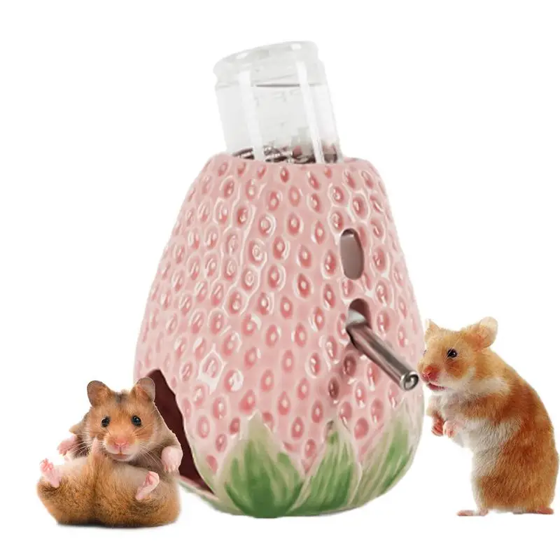 Chinchilla Water Bottle Strawberry Ceramic Hamster Water Bowl Creative Small Pet Cage Accessories Mice Feeding Supplies For All
Chinchilla Water Bottle Strawberry Ceramic Hamster Water Bowl Creative Small Pet Cage Accessories Mice Feeding Supplies For All