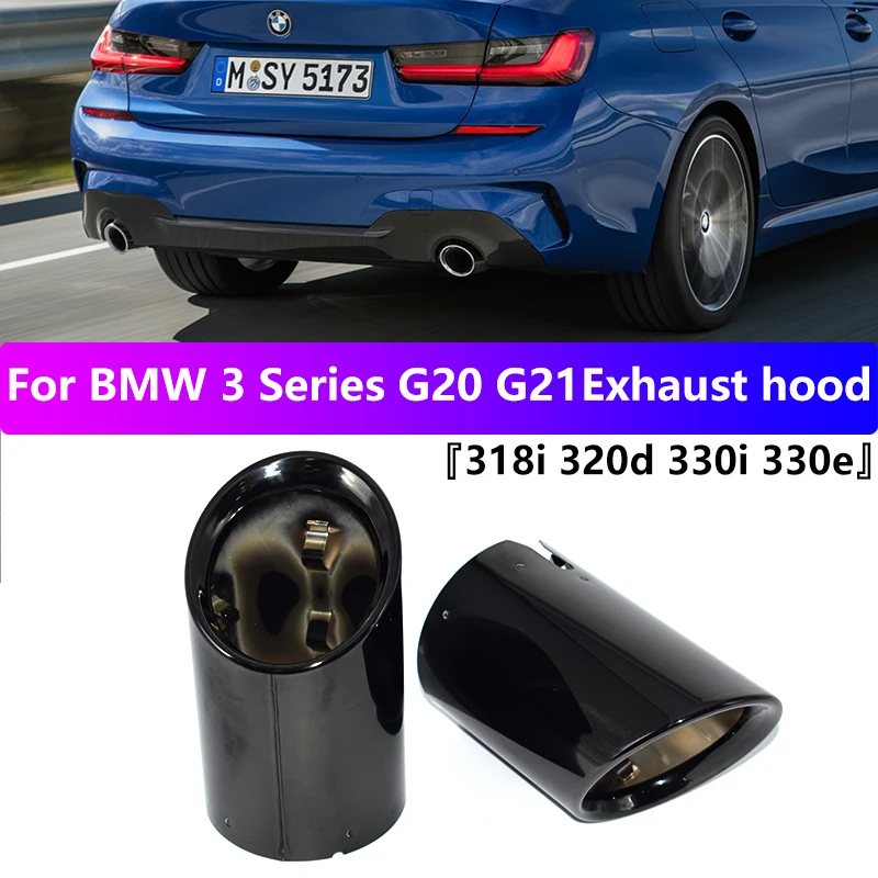 Для BMW 3 серии G20 G21 318i 320d 330i 330e 2019-2024 гг., замена выхлопной трубы, модифицированный черный выхлопной капот из нержавеющей стали
Для BMW 3 серии G20 G21 318i 320d 330i 330e 2019-2024 гг., замена выхлопной трубы, модифицированный черный выхлопной капот из нержавеющей стали