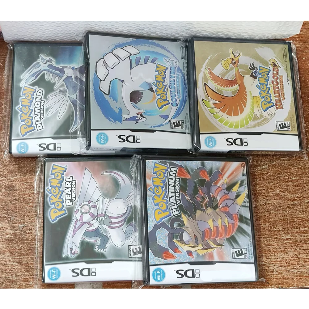 Anime Peripheral Nds Game Card Pokemon Single Card Black Box Us Version Cartoon English Game Collection Boy Gifts
Anime Peripheral Nds Game Card Pokemon Single Card Black Box Us Version Cartoon English Game Collection Boy Gifts