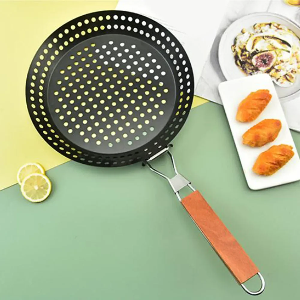 Comfortable Wooden Handle Maker Stainless Steel Pan Folding Grill Pan Comfortable Wooden Handle Compact Storage
Comfortable Wooden Handle Maker Stainless Steel Pan Folding Grill Pan Comfortable Wooden Handle Compact Storage
