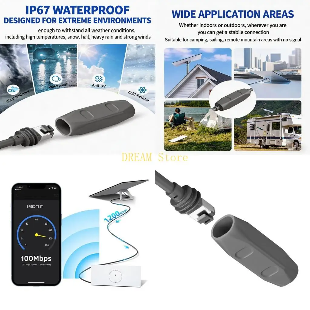 IP67 Waterproof RJ45 Coupler For Outdoor Ethernet Cable Extension With Shielding Connectors And Fast Speed Transmission best
IP67 Waterproof RJ45 Coupler For Outdoor Ethernet Cable Extension With Shielding Connectors And Fast Speed Transmission best