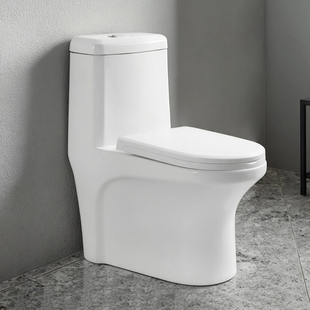Modern Design Ceramic White One Piece Toilet WC Flush Sanitary Wares S-Trap Drainage Keine Washdown Bathroom Toilet
Modern Design Ceramic White One Piece Toilet WC Flush Sanitary Wares S-Trap Drainage Keine Washdown Bathroom Toilet