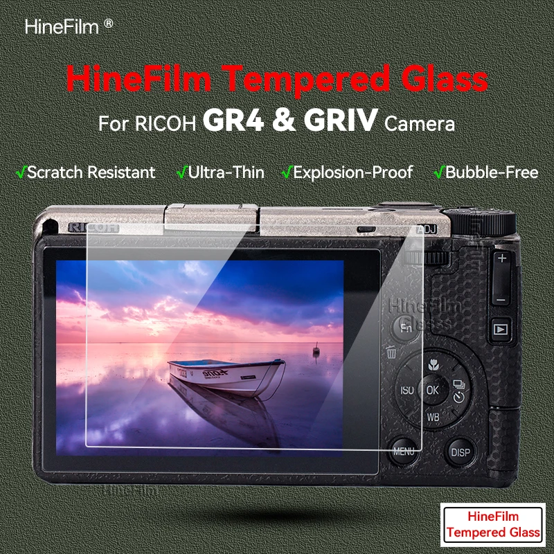 Hinefilm Screen Protector GR4 Camera Glass Film For RICOH GR IV Camera 9H Hardness Tempered Glass LCD Screen Protector GRIV
Hinefilm Screen Protector GR4 Camera Glass Film For RICOH GR IV Camera 9H Hardness Tempered Glass LCD Screen Protector GRIV