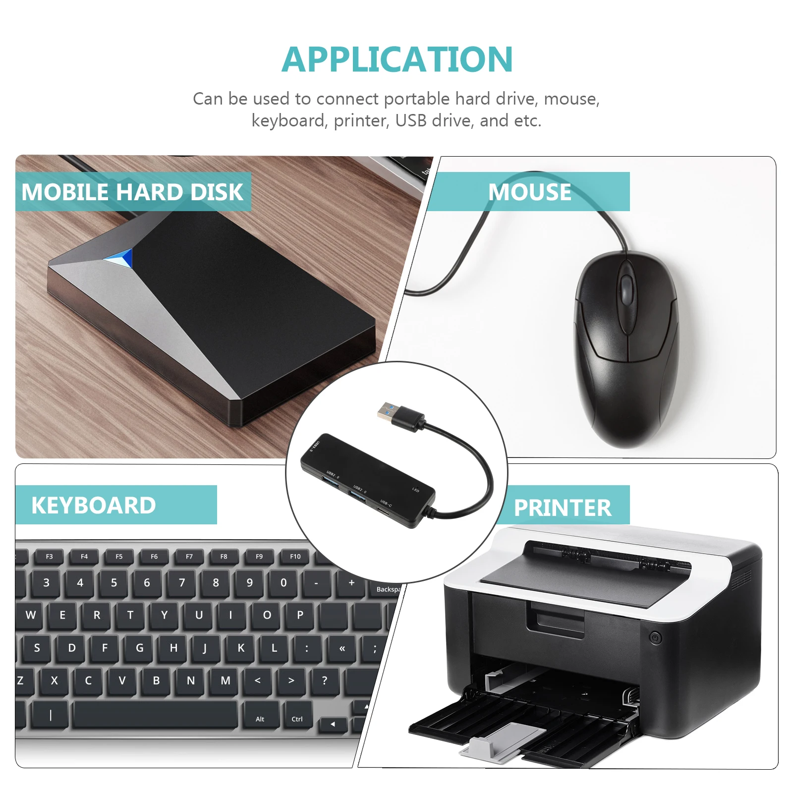 4 Ports USB Hub ABS Material Multi-Device Connectivity Data Transfer Adapter Splitter Gaming Work Accessory USB Docking Station
4 Ports USB Hub ABS Material Multi-Device Connectivity Data Transfer Adapter Splitter Gaming Work Accessory USB Docking Station