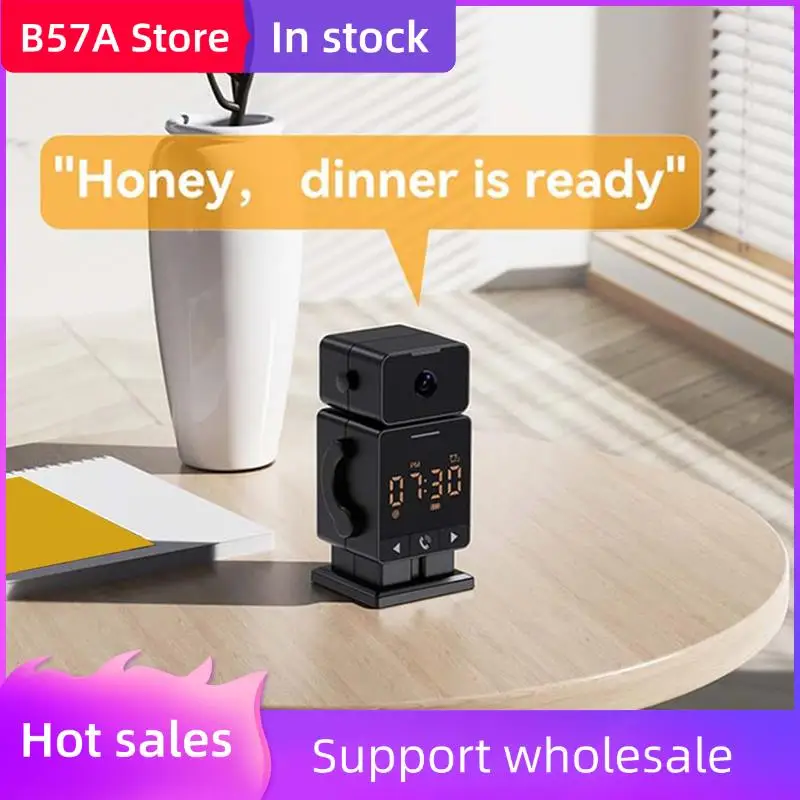 B57A Mini Tuya Alarms Clock 3MP Wifi Security Camera Wireless Baby Monitor 2-Way Audio Compatible For Home Office Shop
B57A Mini Tuya Alarms Clock 3MP Wifi Security Camera Wireless Baby Monitor 2-Way Audio Compatible For Home Office Shop