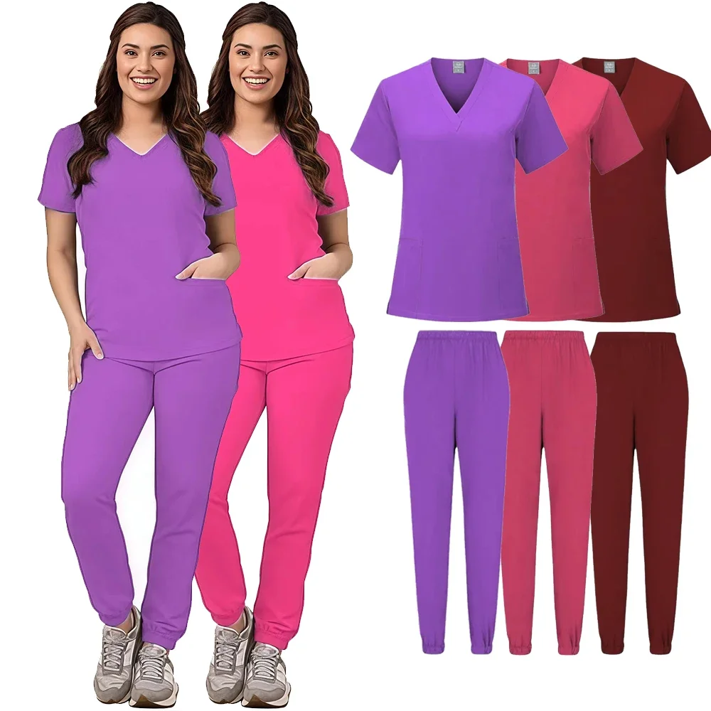 Multicolor Unisex Short Sleeved Pharmacy Nurse Uniform Hospital Doctor Workwear Oral Dental Surgery Uniforms Medical Scrubs Sets
Multicolor Unisex Short Sleeved Pharmacy Nurse Uniform Hospital Doctor Workwear Oral Dental Surgery Uniforms Medical Scrubs Sets