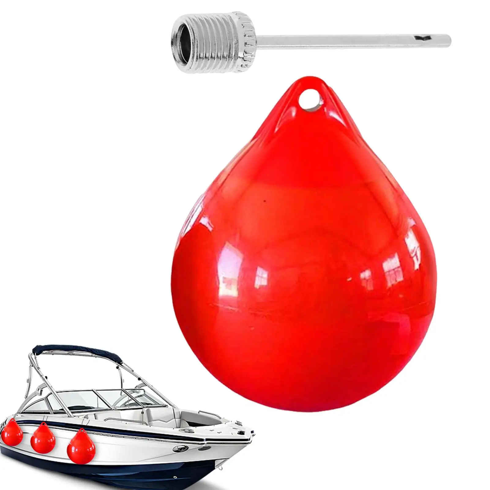 Inflatable Dock Bumper Bumper Ball For Yachts UV-Resistant Floating Ball For Boating Surfing Camping Beach Lake Coast
Inflatable Dock Bumper Bumper Ball For Yachts UV-Resistant Floating Ball For Boating Surfing Camping Beach Lake Coast