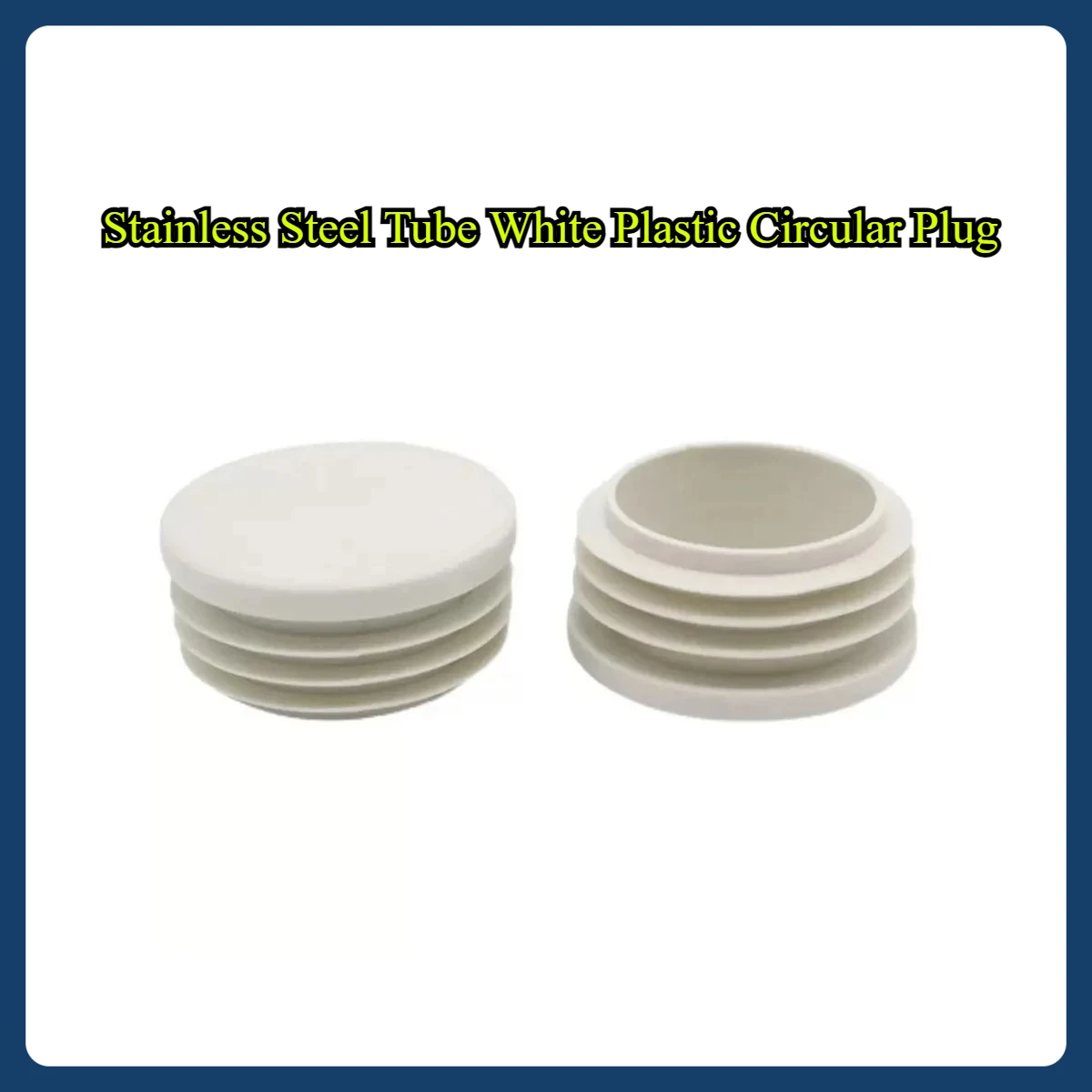 Stainless Steel Tube White Plastic Circular Plug Dust Sealing Cover Furniture Anti Slip Foot Pad
Stainless Steel Tube White Plastic Circular Plug Dust Sealing Cover Furniture Anti Slip Foot Pad