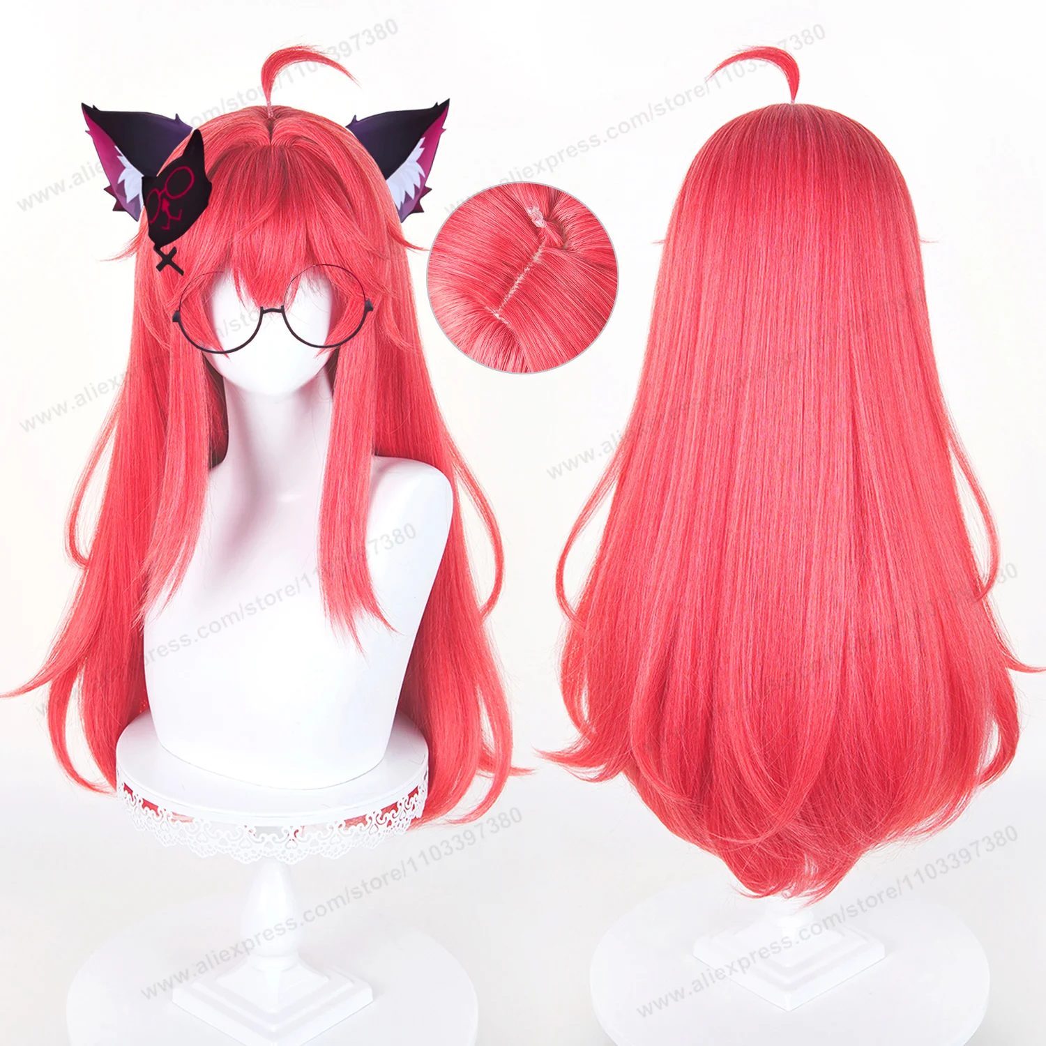 NTE Nanally Coluccis Cosplay Wig 68cm Long Women Hair Anime Cosplay Wig Halloween Heat Resistant Puffy Yaki Synthetic Wigs
NTE Nanally Coluccis Cosplay Wig 68cm Long Women Hair Anime Cosplay Wig Halloween Heat Resistant Puffy Yaki Synthetic Wigs