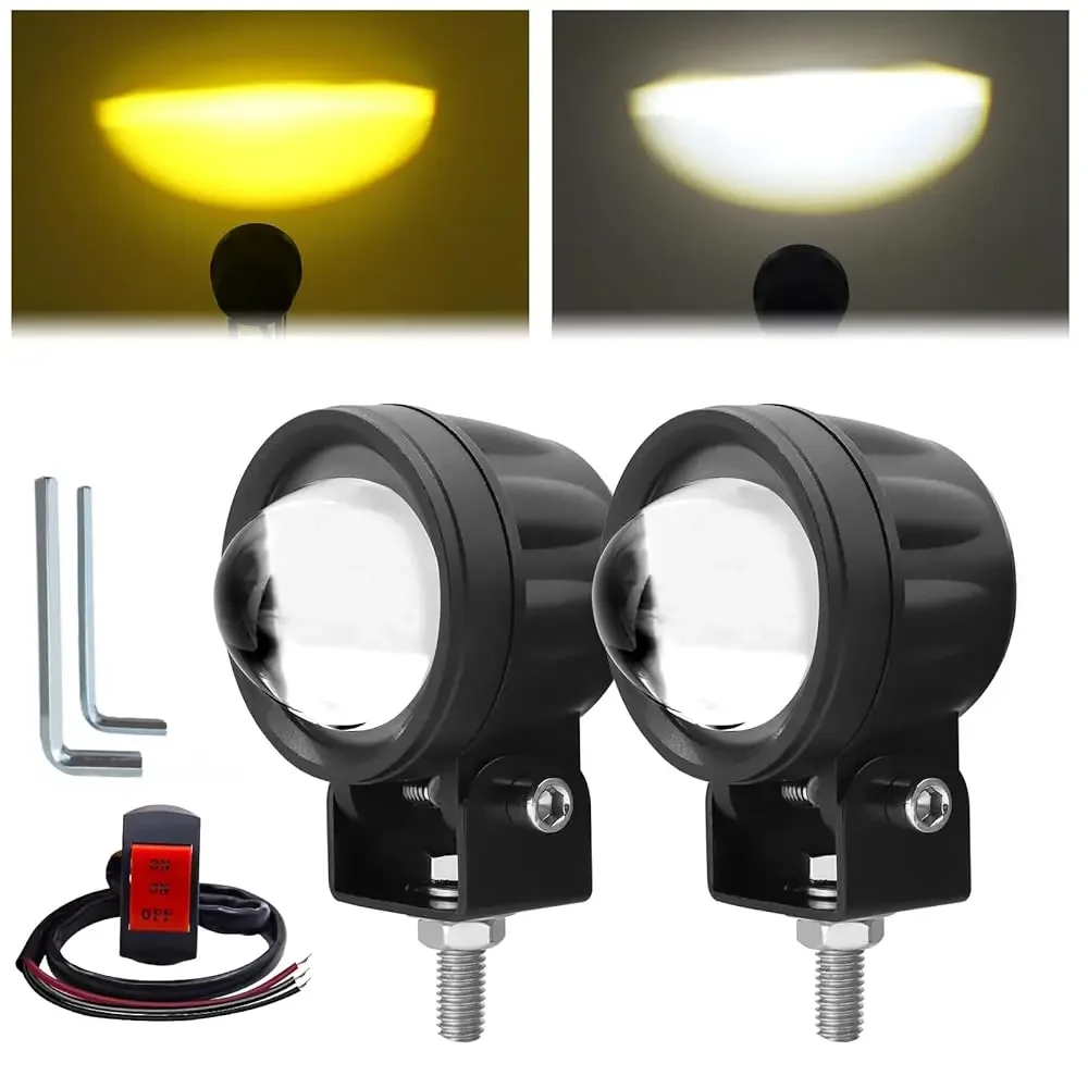 Free Shipping - Motorcycle Driving Fog Lights, Amber White Auxiliary Spot Lights for Truck SUV UTV ATV Tractor - 2 Pack
Free Shipping - Motorcycle Driving Fog Lights, Amber White Auxiliary Spot Lights for Truck SUV UTV ATV Tractor - 2 Pack