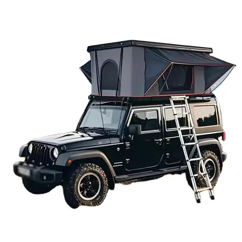 Carpa de Techo Rígida de Aluminio Impermeable para 3-4 Personas, para Campamento al Aire Libre en Vehículos 4x4
