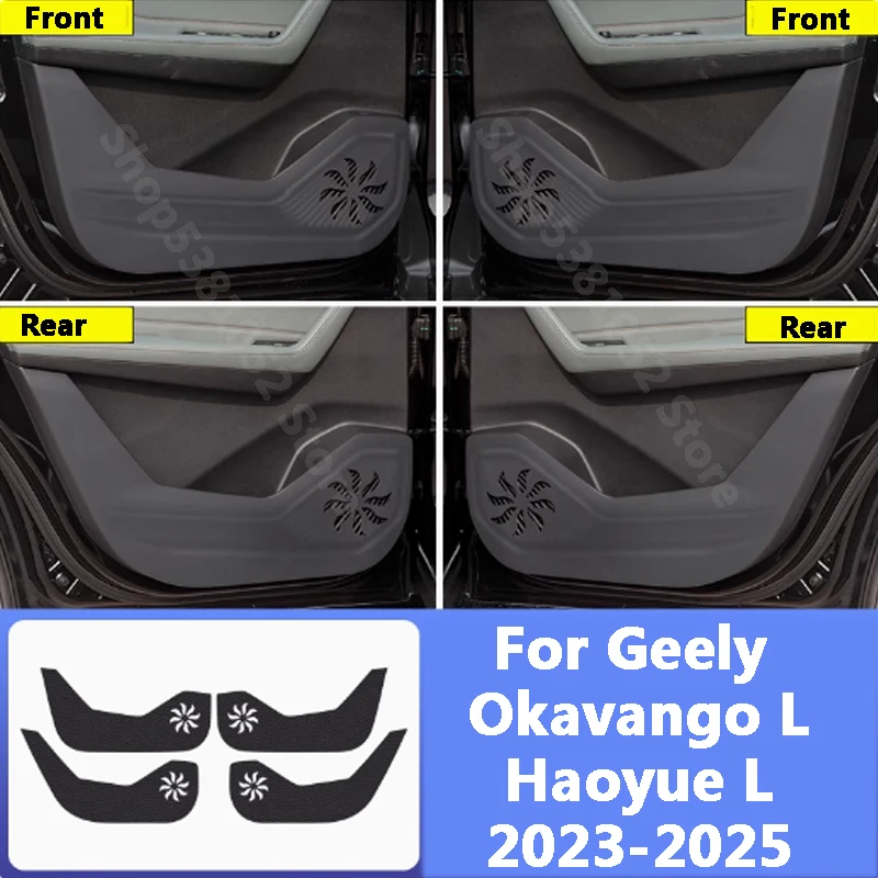 For Geely Okavango L Haoyue L 2023 2024 2025 Car PU Door Anti-kick Pad Door Anti-dirty Mat Protection Cushion Cover Accessories
For Geely Okavango L Haoyue L 2023 2024 2025 Car PU Door Anti-kick Pad Door Anti-dirty Mat Protection Cushion Cover Accessories