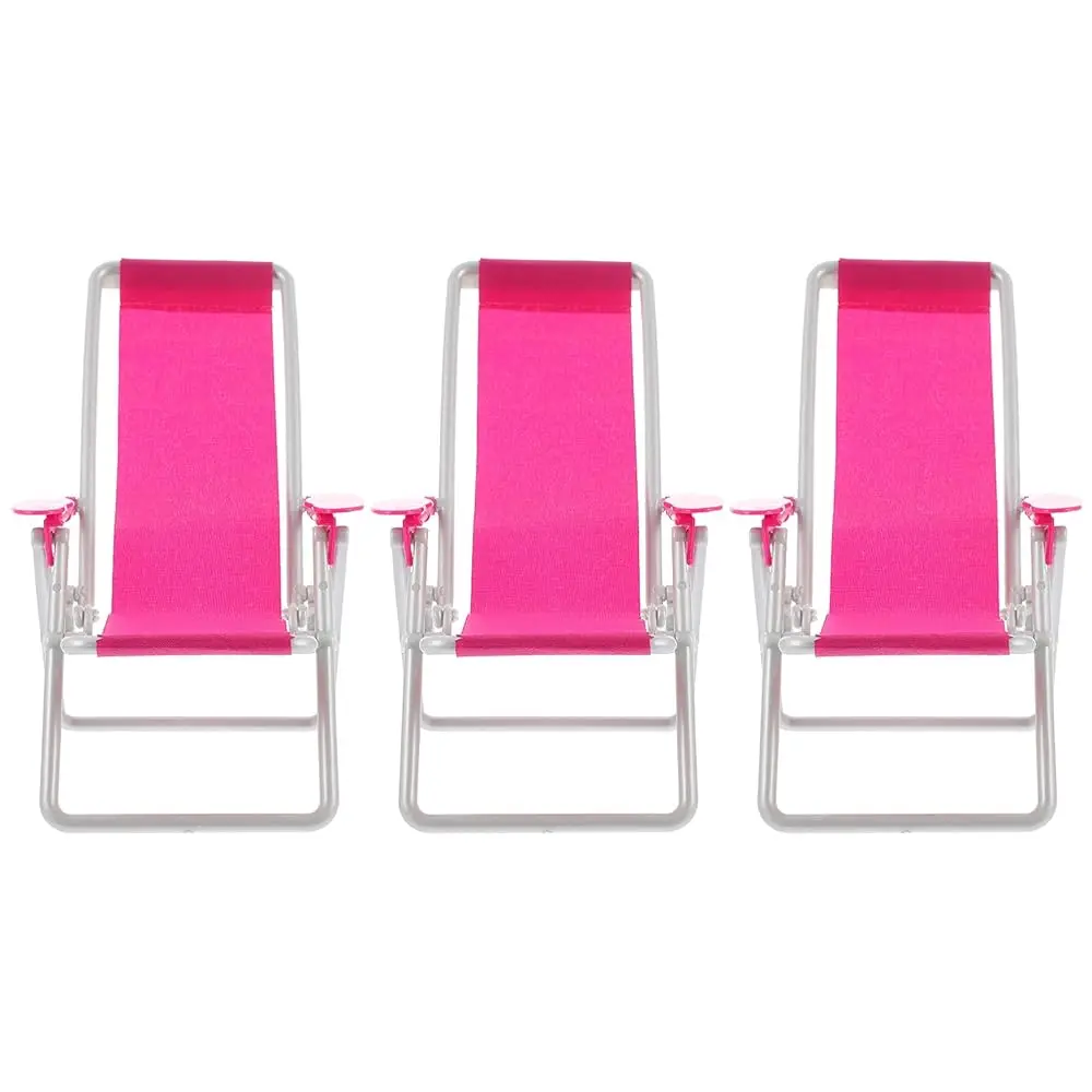 3Pcs Miniature Foldable Beach Chair Dollhouse Furniture Mini De Chair Longue De Chair Mini Furniture Accessories Accessories
3Pcs Miniature Foldable Beach Chair Dollhouse Furniture Mini De Chair Longue De Chair Mini Furniture Accessories Accessories