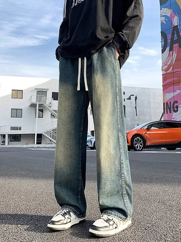 Мужские джинсы в стиле ретро, американские, повседневные, свободные, прямые, длинные брюки, широкие джинсы, молодежные, модные, износостойкие
Мужские джинсы в стиле ретро, американские, повседневные, свободные, прямые, длинные брюки, широкие джинсы, молодежные, модные, износостойкие