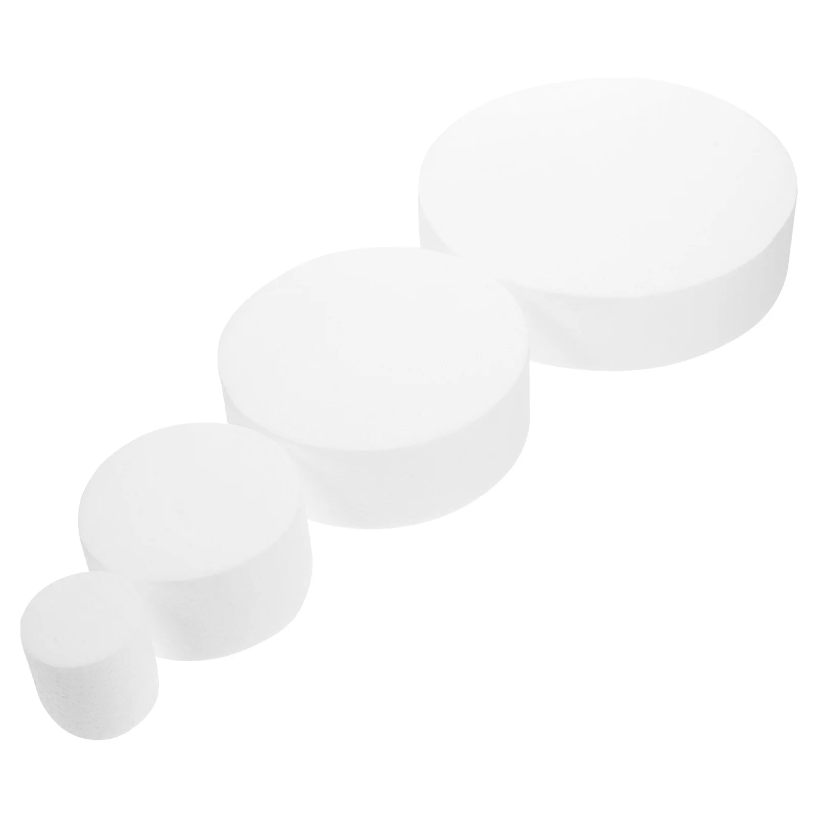 White Round Cake Dummy Tier Set for Decorating and Displaying Cakes at Weddings, Birthdays, and Parties
White Round Cake Dummy Tier Set for Decorating and Displaying Cakes at Weddings, Birthdays, and Parties