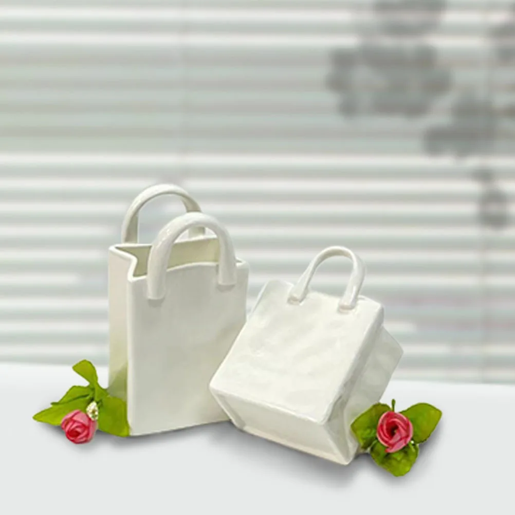Purse Shaped Ceramic Vase Tote Bag Pen Container Flower Holder Decorative Storage Brush Pot Pen Container Handbag Vase
Purse Shaped Ceramic Vase Tote Bag Pen Container Flower Holder Decorative Storage Brush Pot Pen Container Handbag Vase