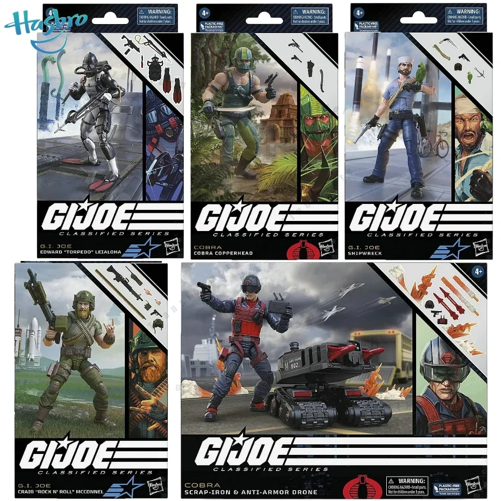 Хасбро Г. И. Экшн-фигурки Джо классифицированная серия Copperhead Rock N Roll Torpedo, отвар, лом-железо и анти-армированный Дрон 6 дюймов
Хасбро Г. И. Экшн-фигурки Джо классифицированная серия Copperhead Rock N Roll Torpedo, отвар, лом-железо и анти-армированный Дрон 6 дюймов