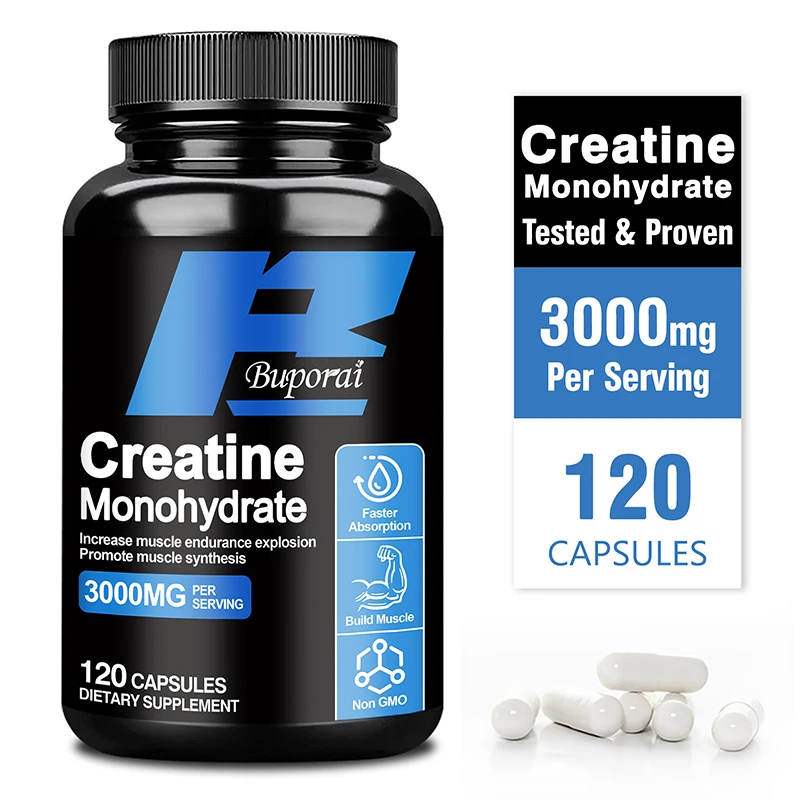 Creatine Monohydrate - Supports Muscle Growth and Recovery, Boosts Energy, Improves Endurance and Performance
Creatine Monohydrate - Supports Muscle Growth and Recovery, Boosts Energy, Improves Endurance and Performance