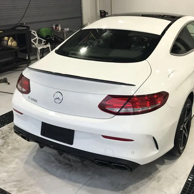 For Mercedes Benz W205 C-Class 2 Doors and 4 Doors Coupe 2015+ C63 C200 C250 C350 Carbon Fiber / Black Rear Trunk Spoiler
For Mercedes Benz W205 C-Class 2 Doors and 4 Doors Coupe 2015+ C63 C200 C250 C350 Carbon Fiber / Black Rear Trunk Spoiler