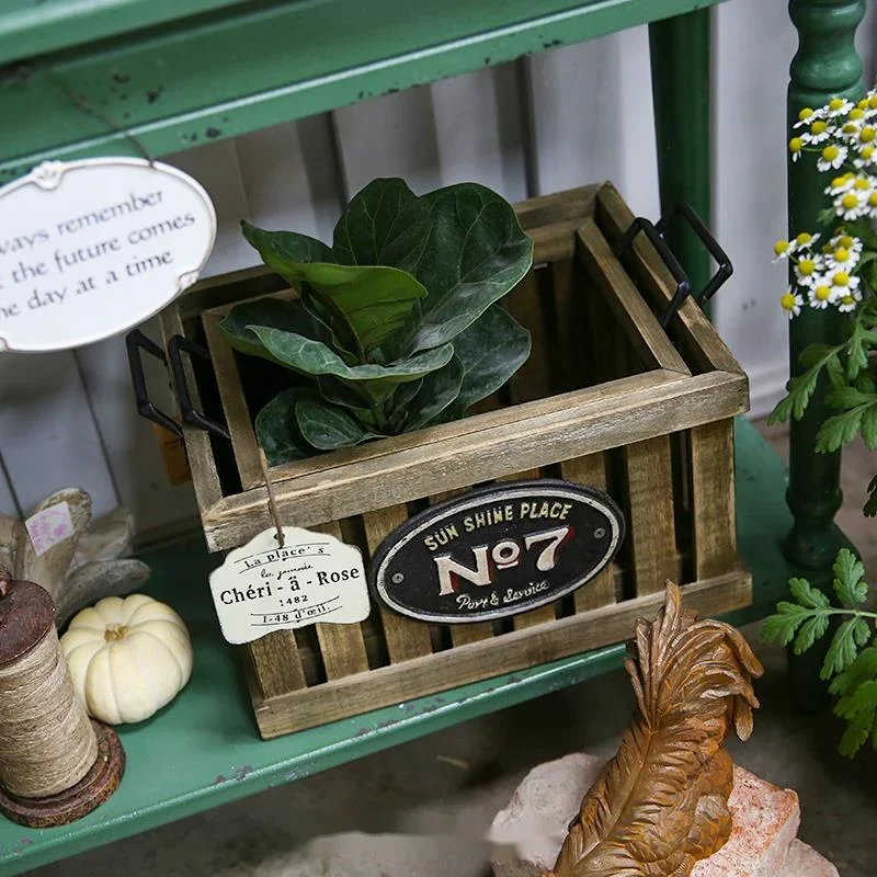 Pastoral Style Garden Flowerpot Decoration Box Double Hollow Wooden Box Industrial Style Do Old Coffee Shop Ornaments
Pastoral Style Garden Flowerpot Decoration Box Double Hollow Wooden Box Industrial Style Do Old Coffee Shop Ornaments