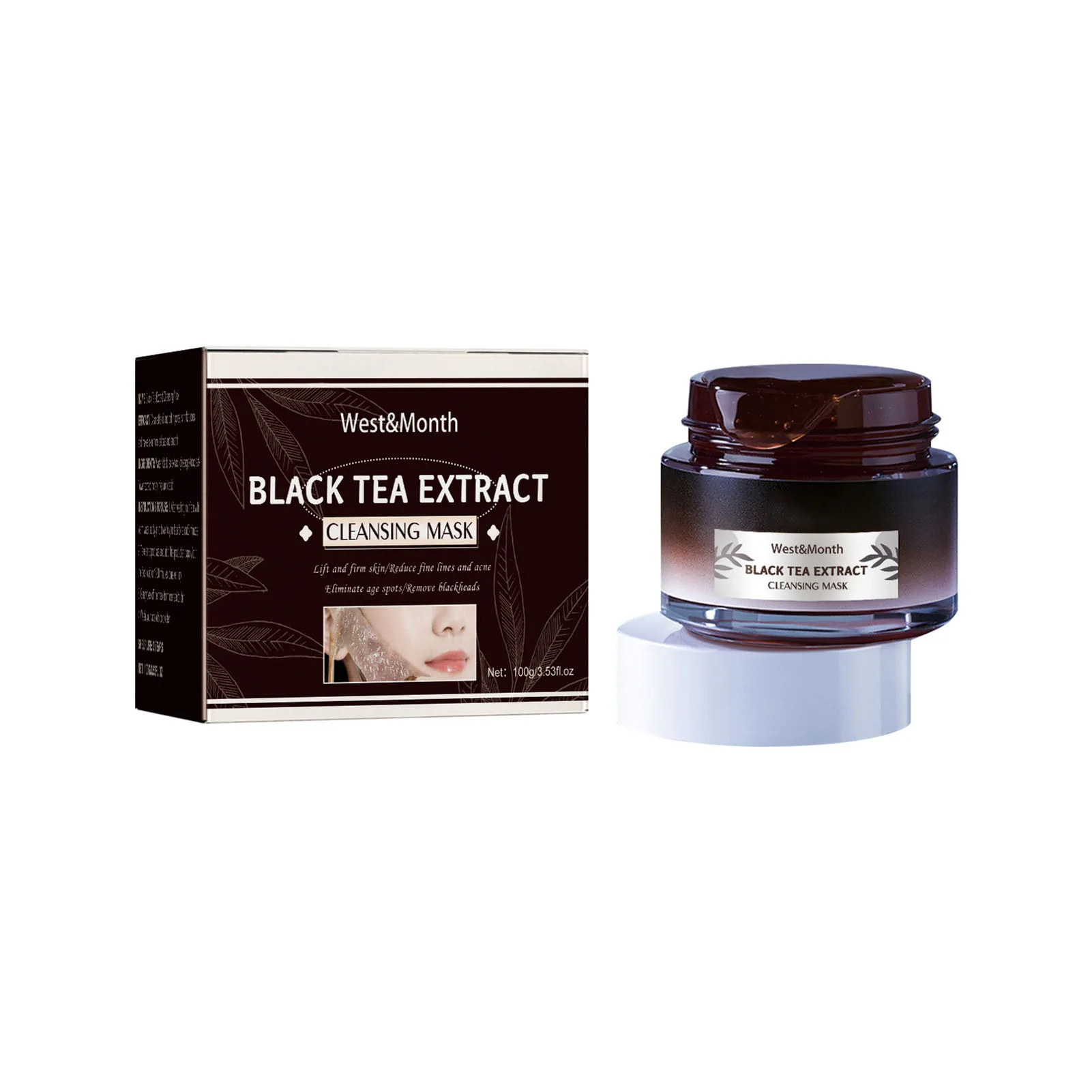 100g Black Tea Skinning Face Mask Deep Cleansing Blackhead Remover Mask for Helping Smooth and Soften Skin
100g Black Tea Skinning Face Mask Deep Cleansing Blackhead Remover Mask for Helping Smooth and Soften Skin
