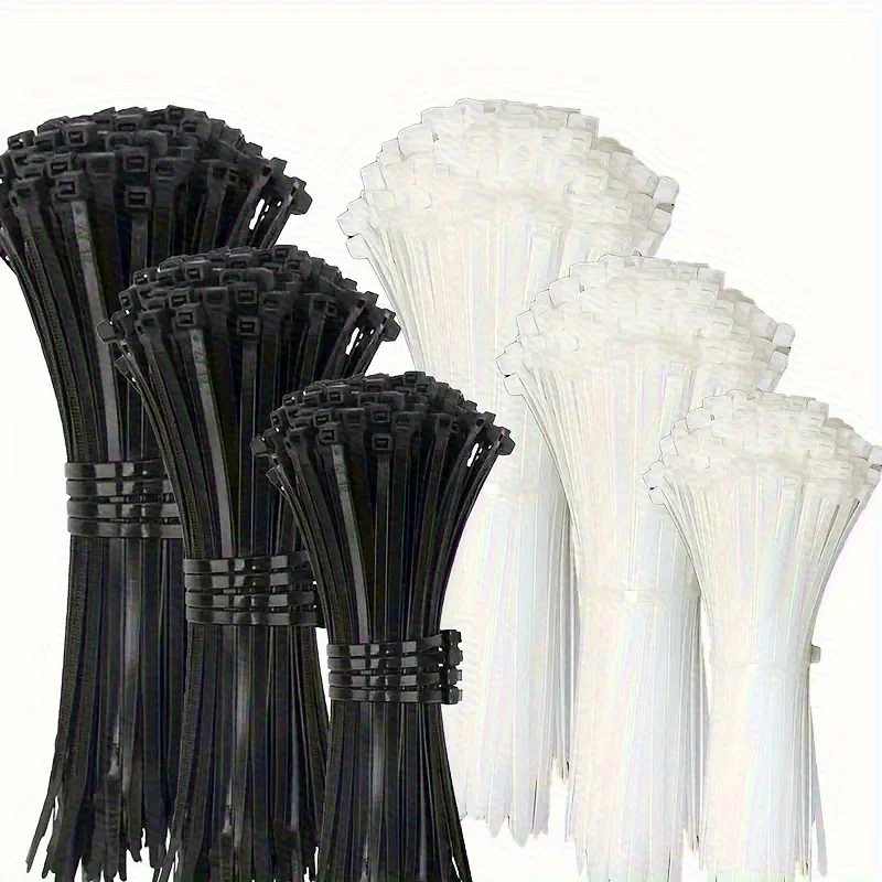 100/1000Pcs Plastic Nylon Cable Ties Self-locking Cord Ties Straps Adjustable Cables Fastening Loop Home Office Wire Zip Ties
100/1000Pcs Plastic Nylon Cable Ties Self-locking Cord Ties Straps Adjustable Cables Fastening Loop Home Office Wire Zip Ties