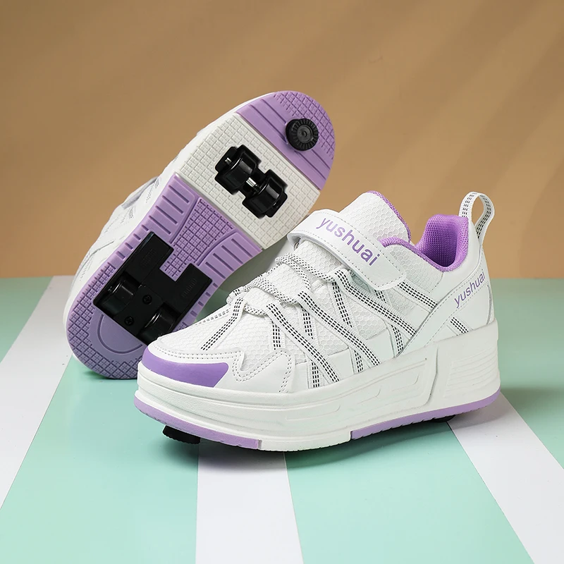 Roller Skate Shoes Ultra-Light Children's Girls Sneakers With Four Wheels Sport Outdoor Walking Running Sneakers Kids Gifts
Roller Skate Shoes Ultra-Light Children's Girls Sneakers With Four Wheels Sport Outdoor Walking Running Sneakers Kids Gifts